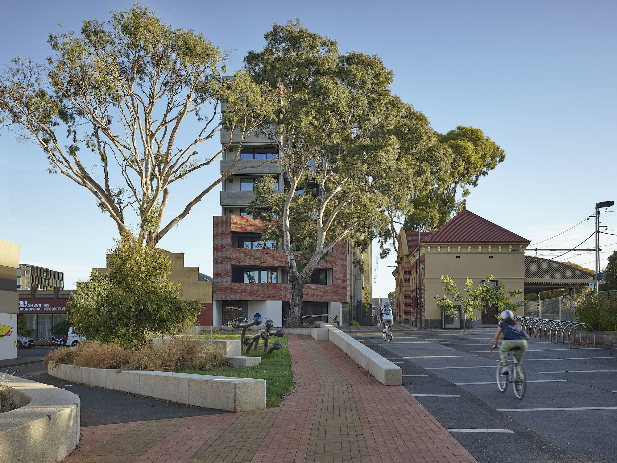 Jewell Station Apartment Project | Brick inlay