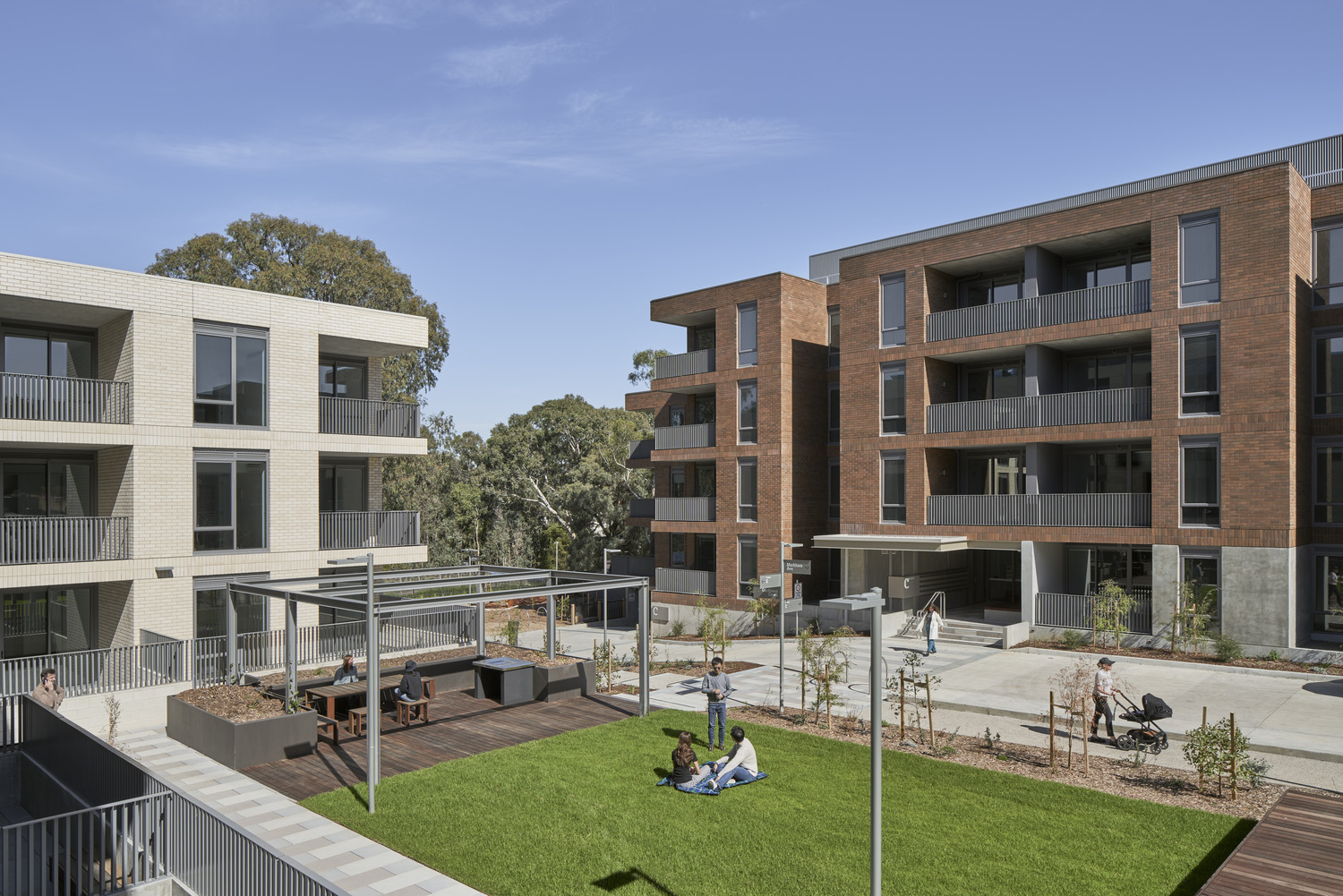 Markham Appartments in Ashburton Project | Brick Inlay