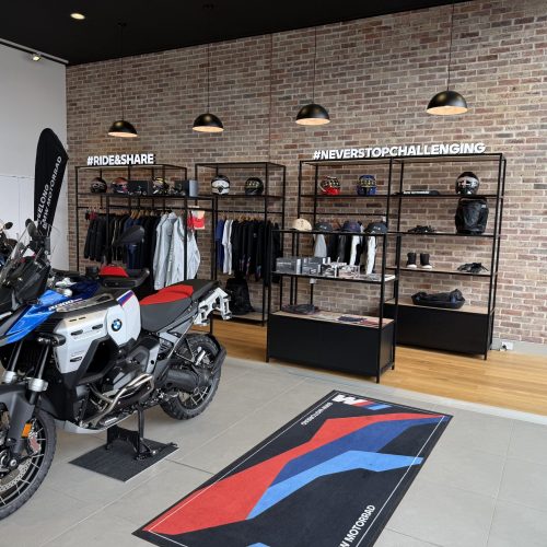 Geelong Motorbike Showroom Project | Brick Inlay